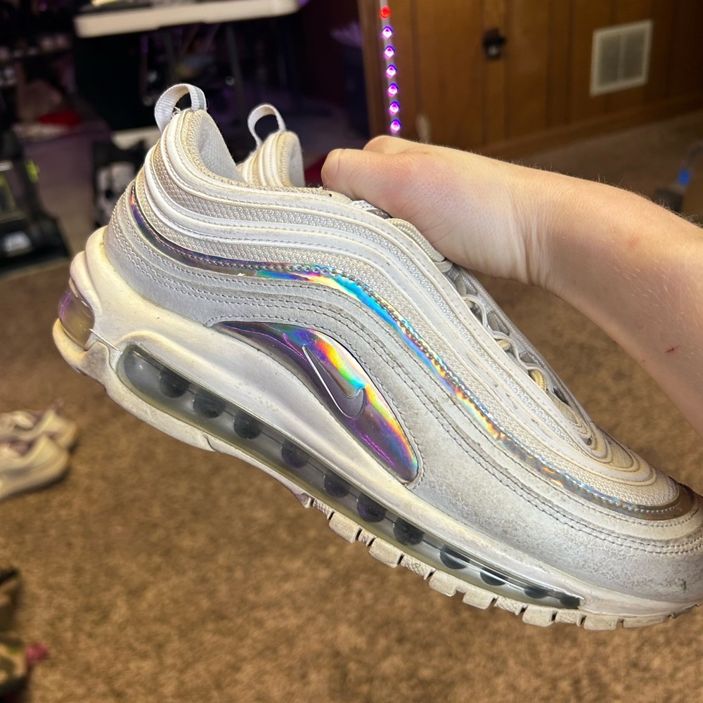 Nike Airmax 97 Women's Iridescent/chrome/reflective White Sneakers